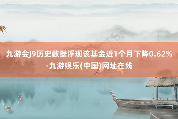 九游会J9历史数据浮现该基金近1个月下降0.62%-九游娱乐(中国)网址在线