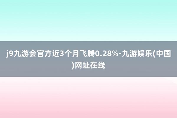 j9九游会官方近3个月飞腾0.28%-九游娱乐(中国)网址在线