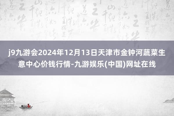 j9九游会2024年12月13日天津市金钟河蔬菜生意中心价钱行情-九游娱乐(中国)网址在线