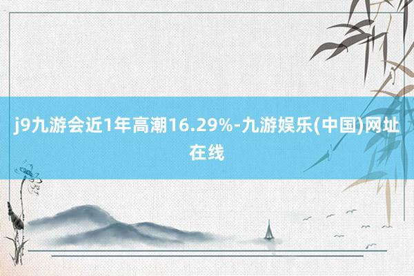 j9九游会近1年高潮16.29%-九游娱乐(中国)网址在线